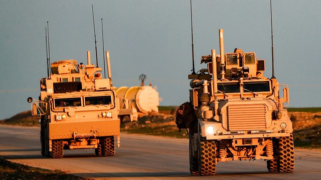 כוחות צבא אמריקנים בסוריה (צילום: AFP)