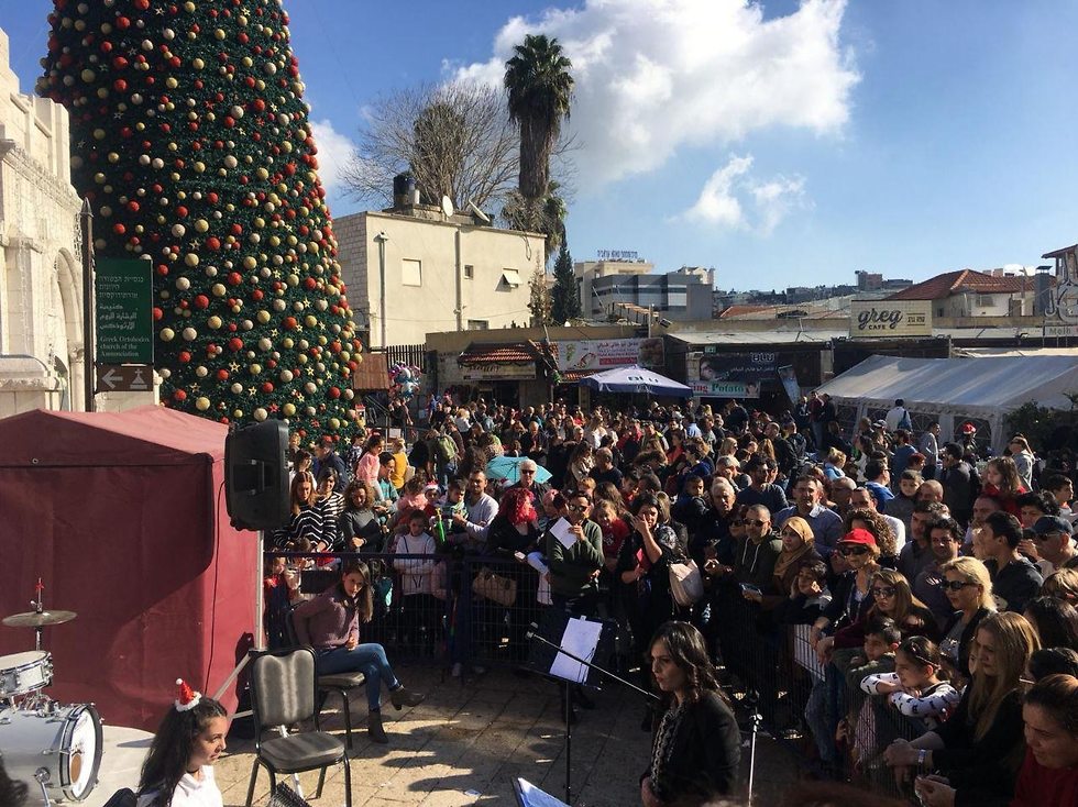 Christmas celebrations in Nazareth
