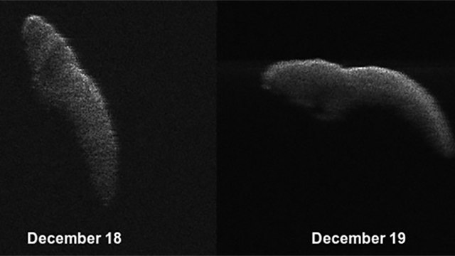 תמונות של האסטרואיד שצולמו מרחבי ארה