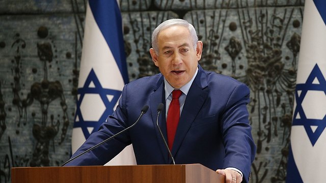 ראש הממשלה בנימין נתניהו בטקס מינוי נגיד בנק ישראל החדש (צילום: אוהד צויגנברג)