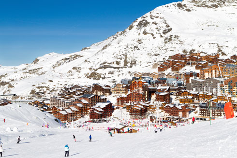 Val Thorens, אחד האתרים הטרנדיים ביותר באלפים של צרפת (צילום: Shutterstock)
