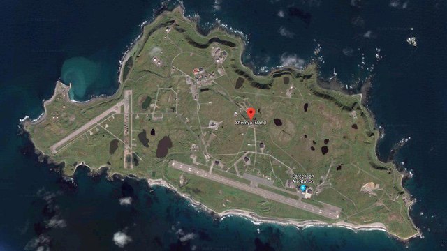 האי שמיה (צילום לוויין מתוך google maps)