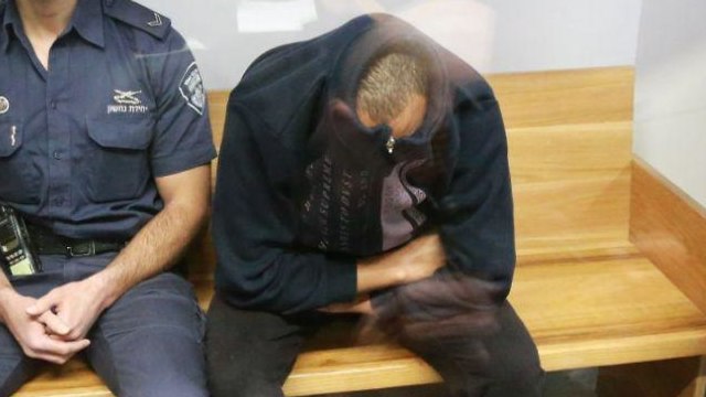 Accused murder Tesfabran Tesfatsion in court in Tel Aviv, December 27, 2018