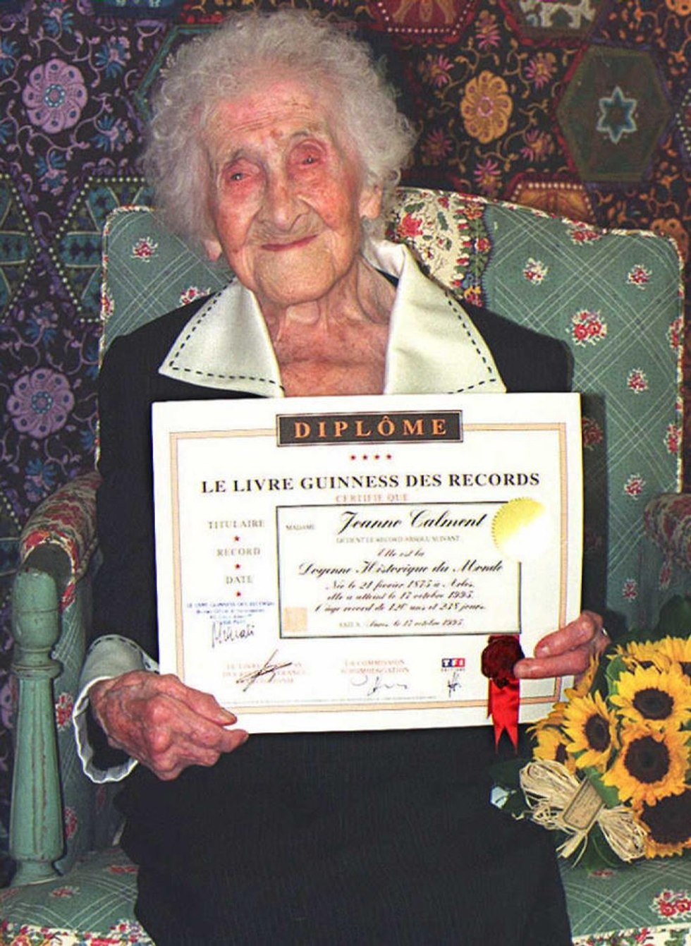 חוקרים טוענים ש ז'אן לואיז קלמן שמתה בגיל 122 זייפה את גילה (צילום: AFP)