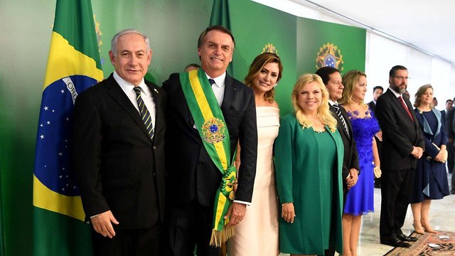 In Brazil with President Jair Bolsonaro (Photo: GPO)