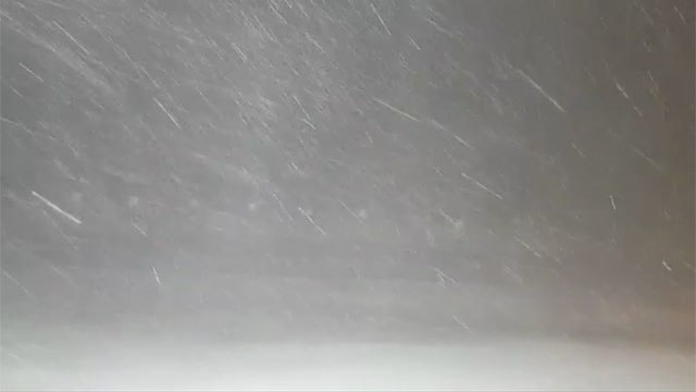 Snowstorm on Mt. Hermon
