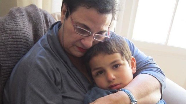 Eyal and his grandmother Rina (Photo: Courtesy of the family)