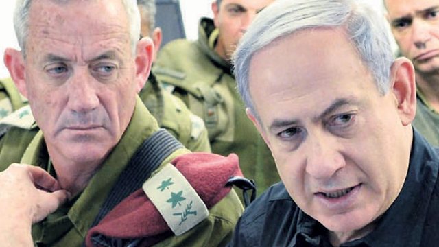 Prime Minister Netanyahu and Benny Gantz