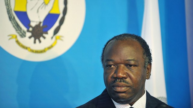 הפיכה ב גבון הנשיא עלי בונגו (צילום: AFP)