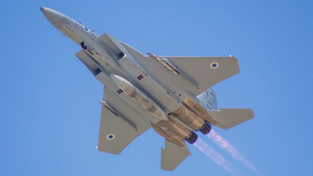 מטוס בז F15 (צילום: דובר צהל  )