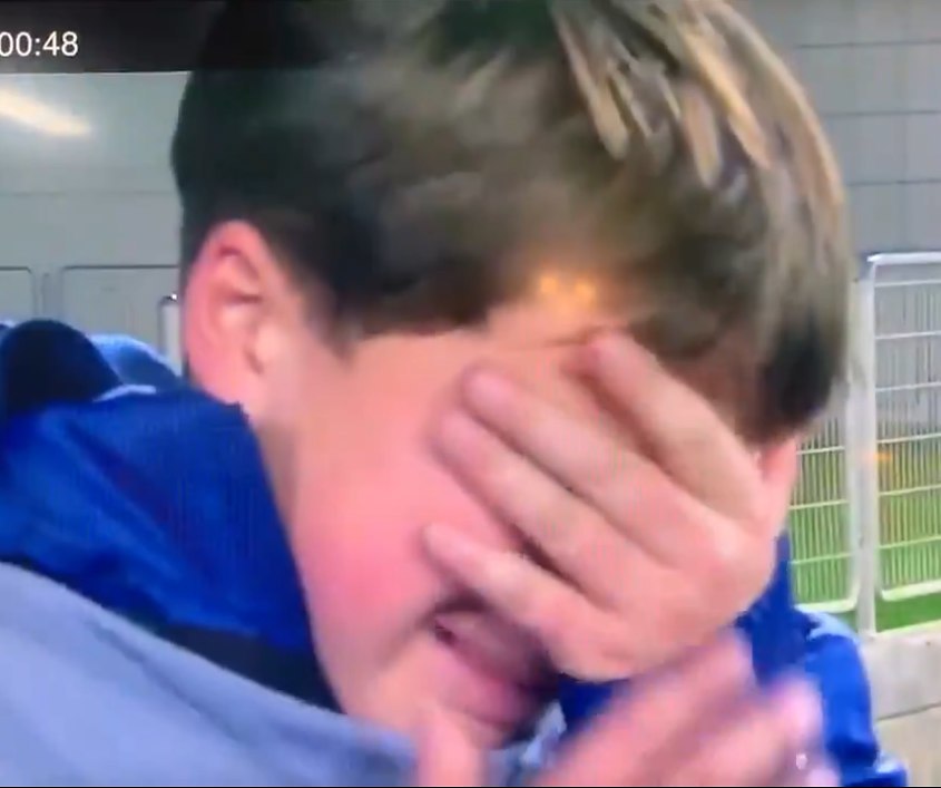 הילד בוכה  (צילום מסך)