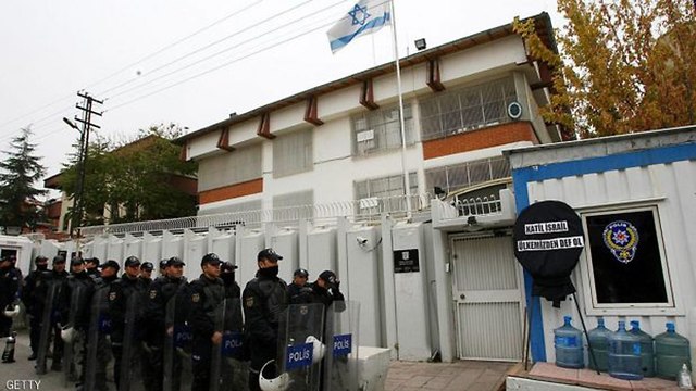 שגרירות ישראל באנקרה בירת טורקיה תעבור לבניין משרדים אחר בעיר (צילום: gettyimages)