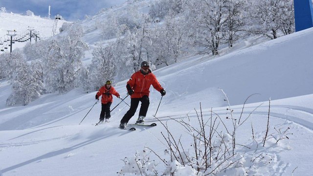 Хермон открыт для лыжников. Фото: Авиягу Шапира