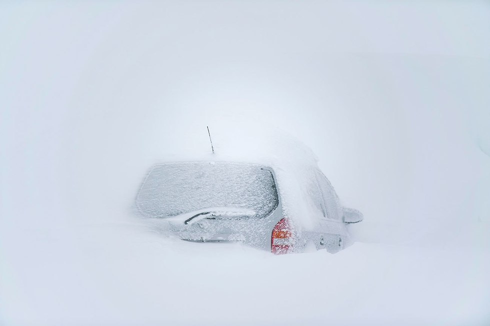 שלג אוסטריה (צילום: EPA)