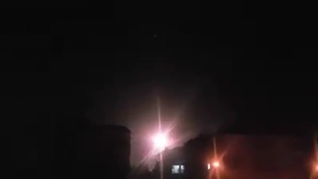 Explosions over Damascus on Friday night, in an attack attributed to Israel 