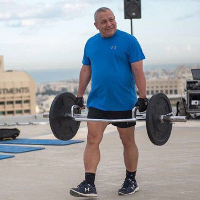 במשקל כבד. הרמטכ"ל נותן דוגמה אישית באימון על גג המטכ"ל לרגל חודש הכושר הקרבי בצה"ל | צילום: דובר צה"ל במשקל כבד. הרמטכ"ל נותן דוגמה אישית באימון על גג המטכ"ל לרגל חודש הכושר הקרבי בצה"ל | צילום: דובר צה"ל