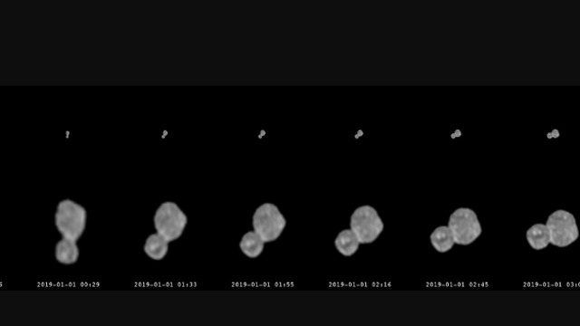 תמונות של אולטימה תולה, שצילמה החללית של נאס