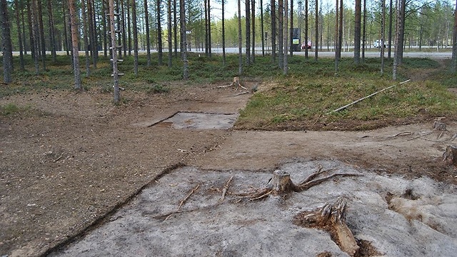 האתר הארכיאולוגי בפינלנד  (צילום: ד