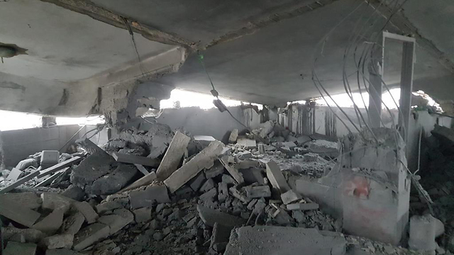 Разрушенный дом террориста в деревне Ята. Фото: пресс-служба ЦАХАЛа