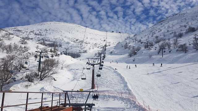 Mount Hermon ski resort on Sunday  (Photo: Mt. Hermon management)