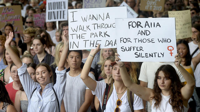 Women's March, Sydney (Photo: EPA)