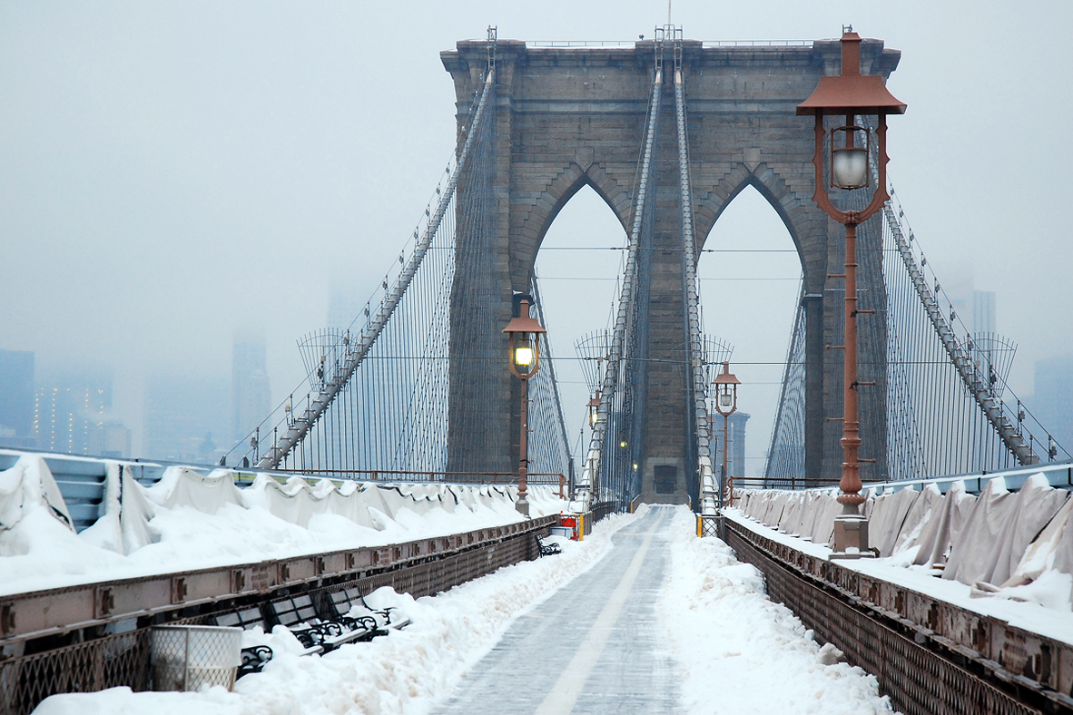Бруклинский мост, Нью-Йорк. Фото: shuttestock