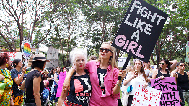 מחאת נשים בסידני אוסטרליה (צילום: gettyimages)