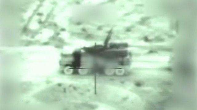 Satellite footage of an air defense site in Syria that was targeted by the IAF  (Photos: IDF Spokesperson's Unit)