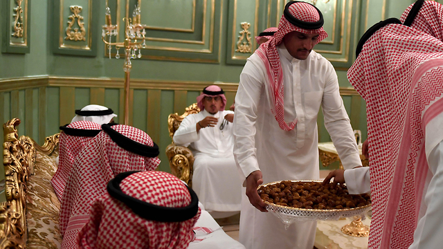 בסיל אלבאני  חתונה  חתונות סעודיה (צילום: AFP)