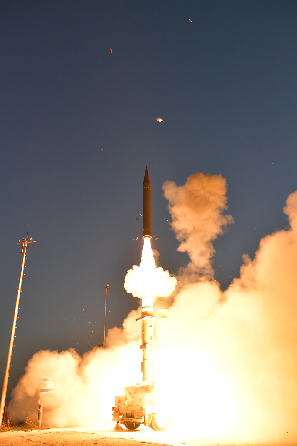 Запуск "Хец-3". Фото: минобороны