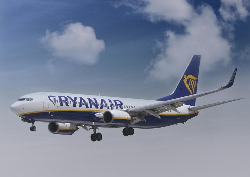 Лайнер компании Ryanair. Фото: Дани Саде (צילום: דני שדה)