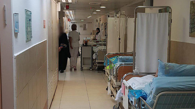 ER patients in the hallways