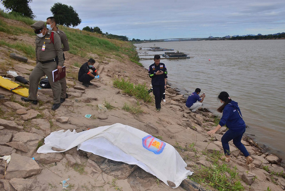 גופות של שני מתנגדי משטר נמצאו ממולאות ב בטון נהר מקונג תאילנד (צילום: AP)