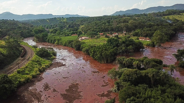 נזקי קריסת הסכר בברזיל (צילום: gettyimages)