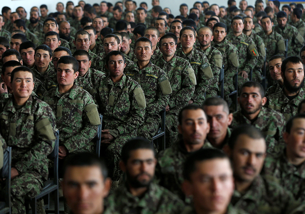 חיילים מ צבא אפגניסטן נסיגה אפשרית של ארה