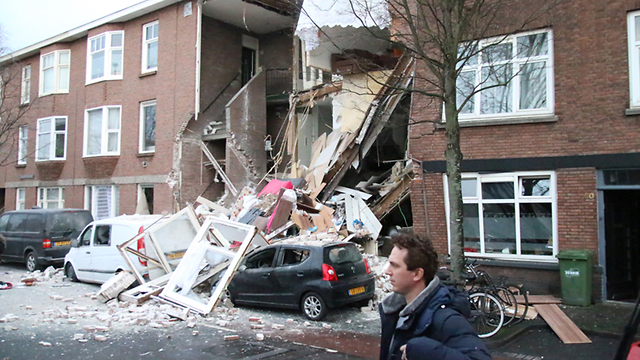 Последствия взрыва в Гааге