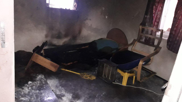 אדם נהרג בשריפה ביישוב הצ'רקסי כפר כמא בגליל התחתון כתוצאה מתנור חימום (צילום: דוברות כבאות והצלה מחוז צפון)