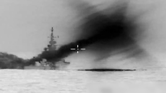 Уничтожение корабля-цели. Фото: пресс-служба ЦАХАЛа