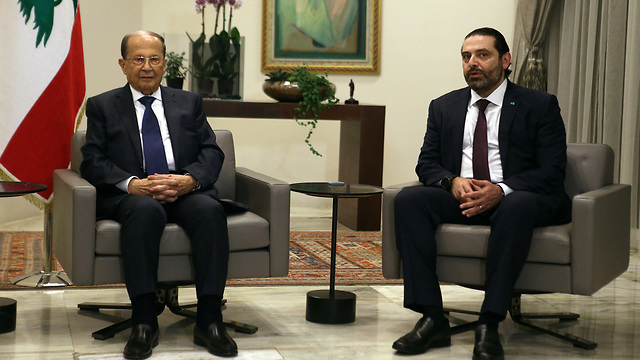 Lebanese President Michel Aoun and Prime Minister Saad Hariri (Photo: Reuters)