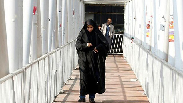 נשים איראניות איראן המהפכה האיסלאמית (צילום:  AFP)