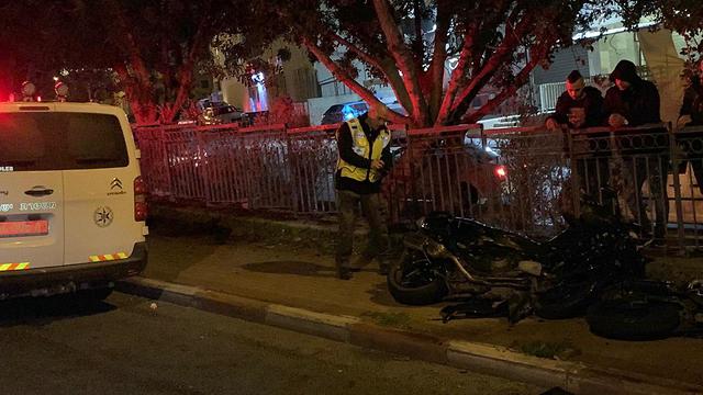 תאונה תאונת דרכים ב כביש 75 נצרת הרוג נהרג נער בן 19 רוכב אופנוע (צילום: דוברות המשטרה )