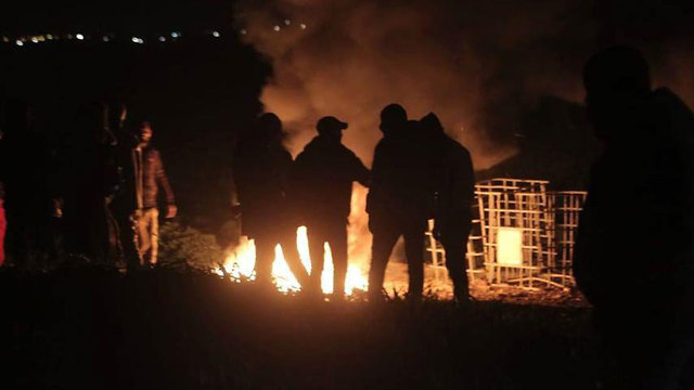 Ночные беспорядки на границе с Газой