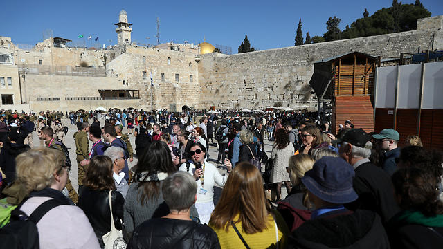 Dual tour Jerusaem at the Western Wall