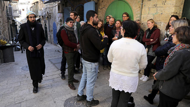 Noor Awad leads tour in Old City Souq