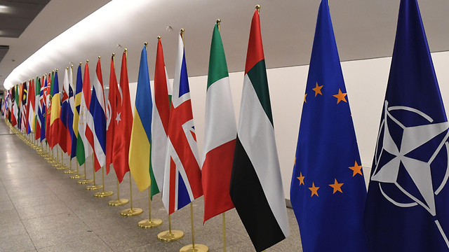 Флаги стран-участниц. Фото: AFP