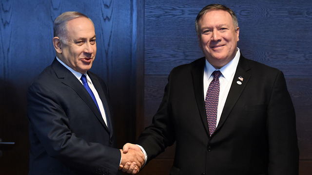 Mike Pompeo and Benjamin Netanyahu (Photo: AFP) (Photo: AFP)