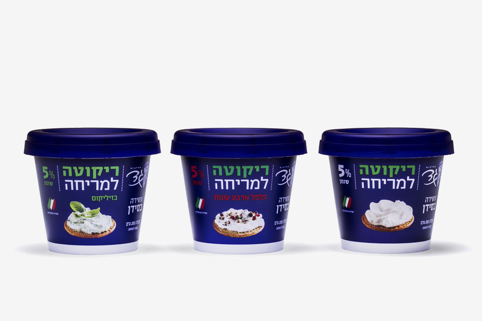 לבנה ורכה: "גד", גבינות ריקוטה בטעמים לבנה ורכה: "גד", גבינות ריקוטה בטעמים