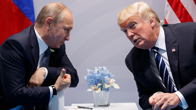 דונלד טראמפ ולדימיר פוטין (צילום: AP)
