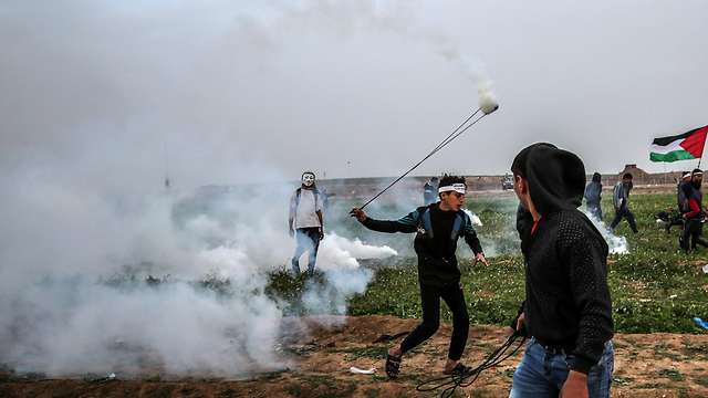 Столкновения на границе с Газой. Фото: EPA (Photo: EPA)