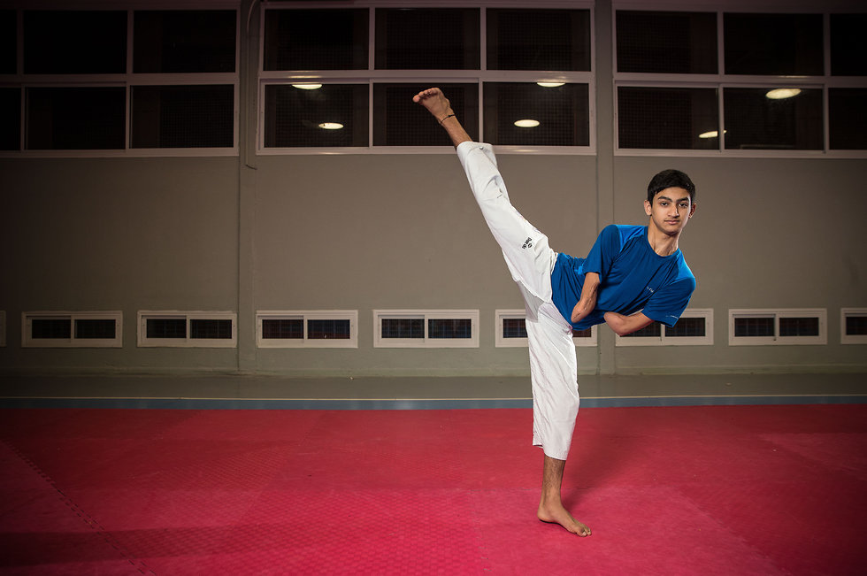 Assaf Yasur para Taekwondo champion (Photo: Oz Moalem)  (Photo: Oz Moalem)